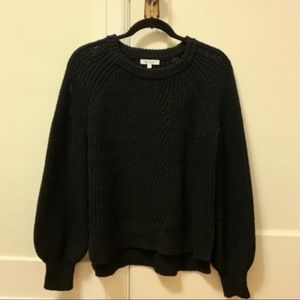 Madewell Knit Bubble Sleeve Sweater | Size M